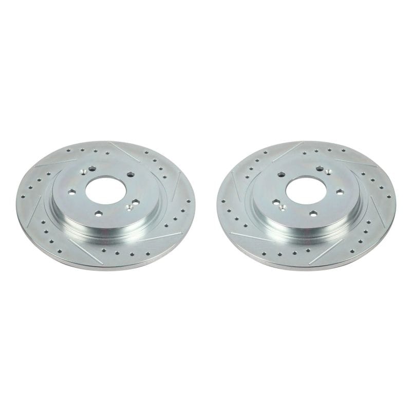 PowerStop — PowerStop Evolution Performance Drilled, Slotted & Plated Brake Rotor Pair