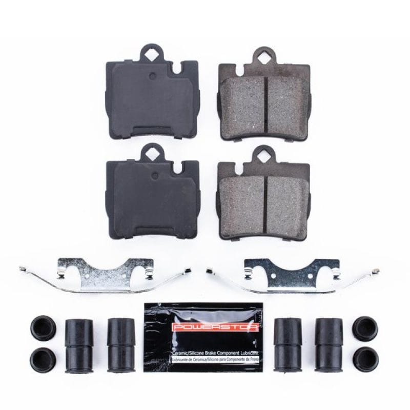 PowerStop — PowerStop - Z23 Daily Driver Carbon-Fiber Ceramic Brake Pads with Hardware Kit