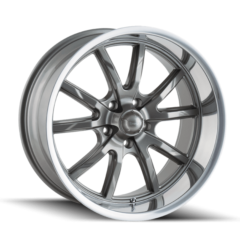 Ridler Wheels — 650 (650) GLOSS GREY POLISHED