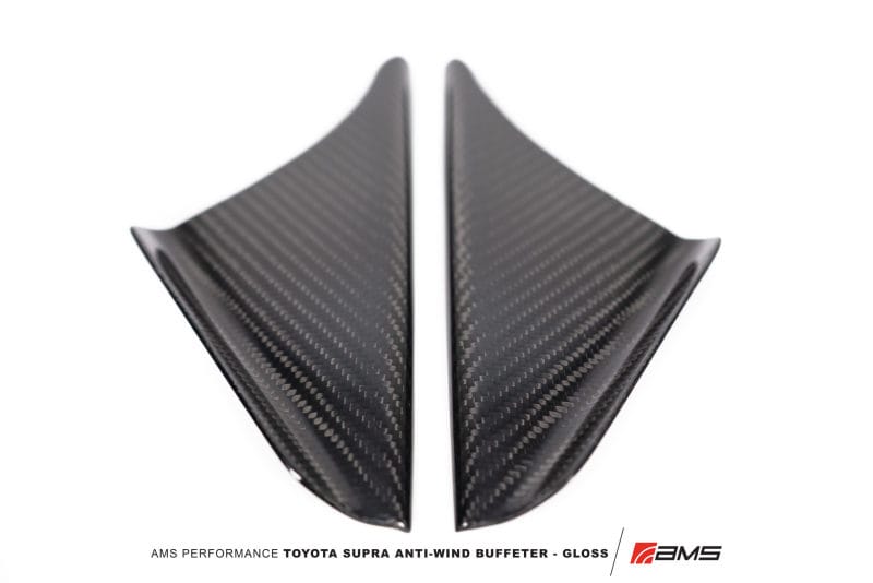 AMS — AMS Performance Toyota GR Supra Anti-Wind Buffeting Kit - Gloss Carbon