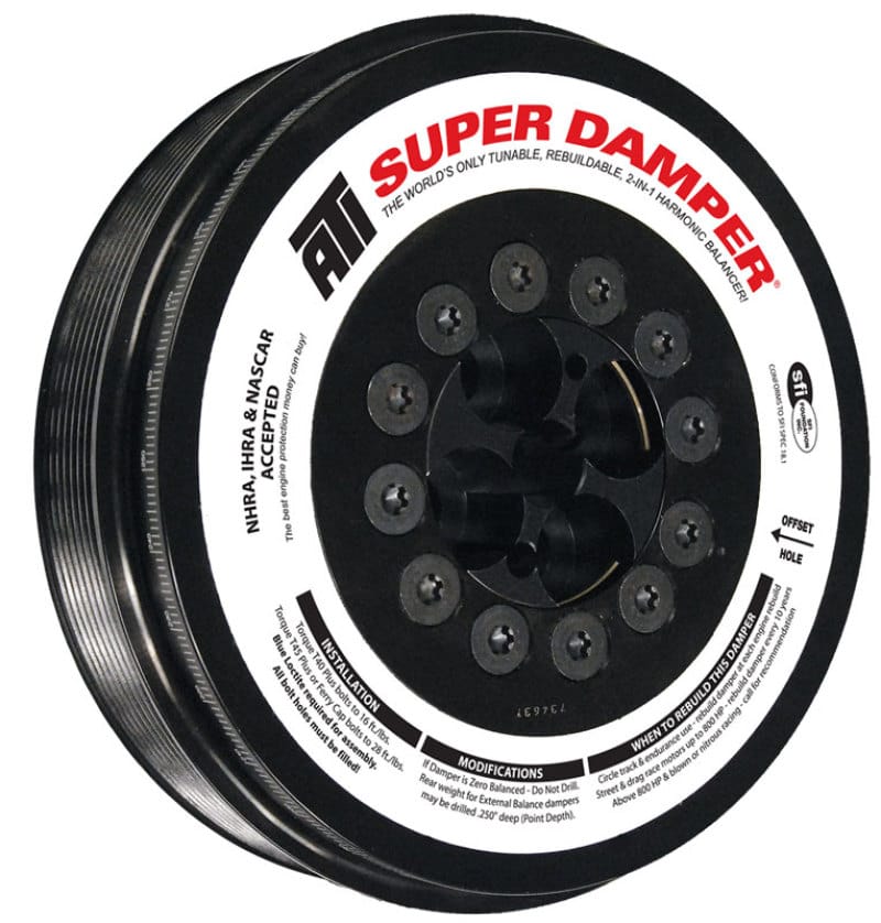ATI — ATI Damper - 7.98in - Steel - 8 Grv - Cummins - 2003-07.5 - 5.9L - 3 Ring Hvy - Diesel
