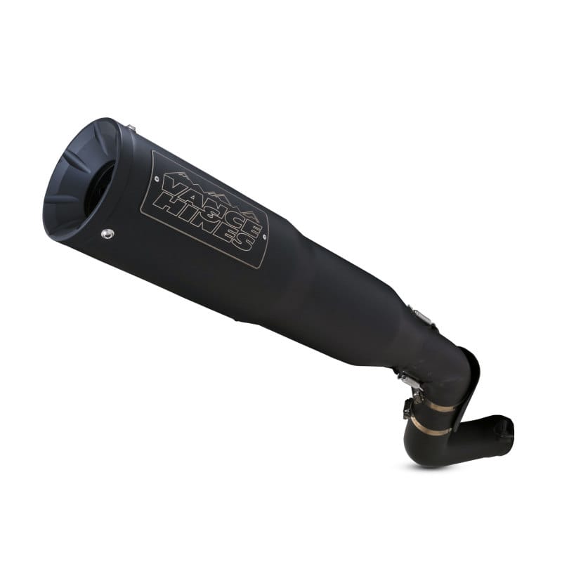 Vance and Hines — Vance & Hines HD 21-22 Pan America Hi-Output 450 S/O Black Slip-On Exhaust