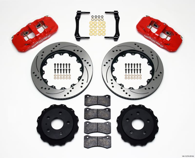 Wilwood — KIT,REAR,CAMARO,2010,AERO4,14.25 ROTOR SRP,RED