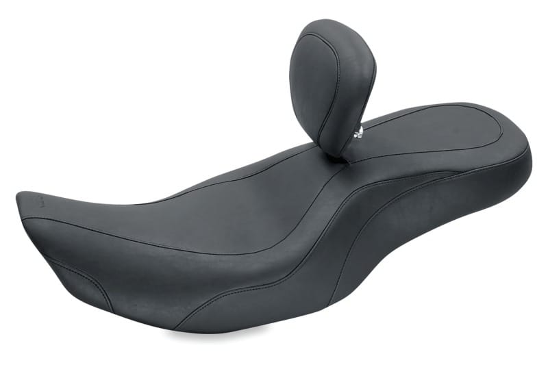 Mustang Motorcycle — Mustang 97-07 Harley Rd King, 06-07 Str Glide ,00-05 Eagle Wide Tripper 1PC Seat-Black