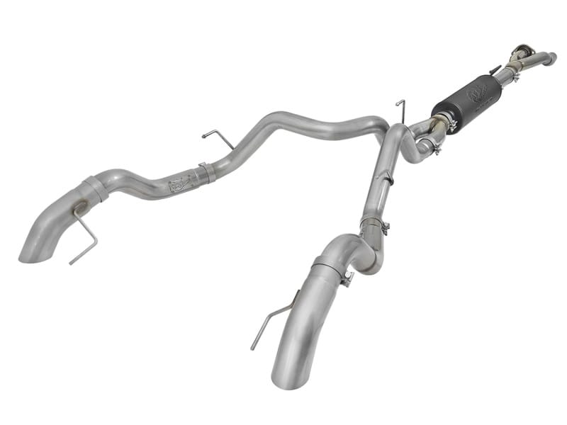 aFe — MACH Force-Xp 3 IN 304 Stainless Cat-Back Hi-Tuck Exhaust System w/ Raw Tips