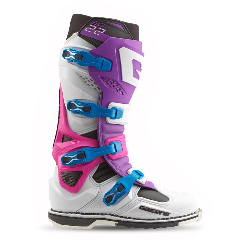 Gaerne — Gaerne SG22 Limited Edition Boot Purple/White/Rhodamine Size - 13