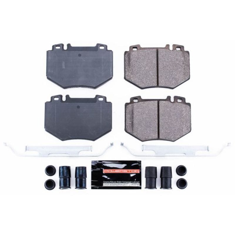 PowerStop — PowerStop - Z23 Daily Driver Carbon-Fiber Ceramic Brake Pads with Hardware Kit