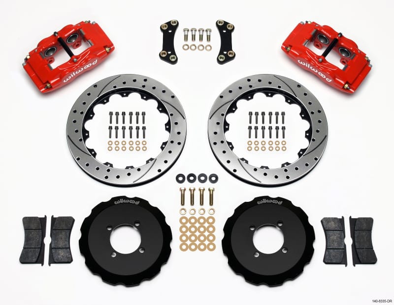 Wilwood — KIT,FRONT,SCION 2003,12.88 ROTOR PERFORMANCE DRILLED,RED