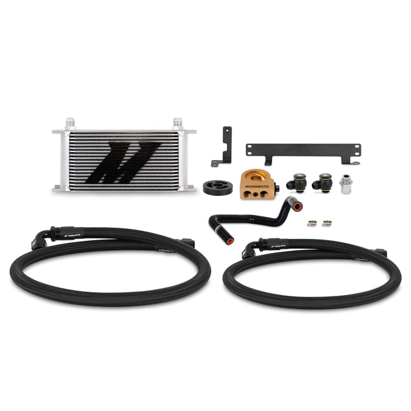 Mishimoto — Oil Cooler Kit, Silver, Thermostatic, fits Subaru WRX 2022+