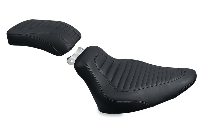 Mustang Motorcycle — Mustang 00-15 Harley Softail Standard Rear Tire Tripper Solo Seat - Black