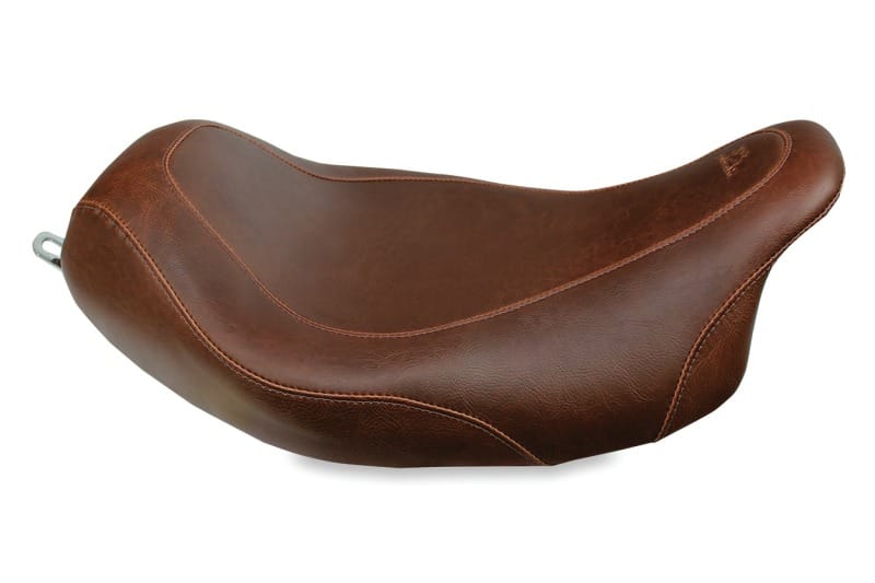 Mustang Motorcycle — Mustang 08-21 Harley Electra Glide Std,Rd Glide,Rd King,Str Glide Tripper Solo Seat - Brown