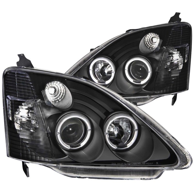 ANZO — ANZO 2002-2004 Honda Civic Projector Headlights w/ Halo Black
Head Light Set
HdLtSet