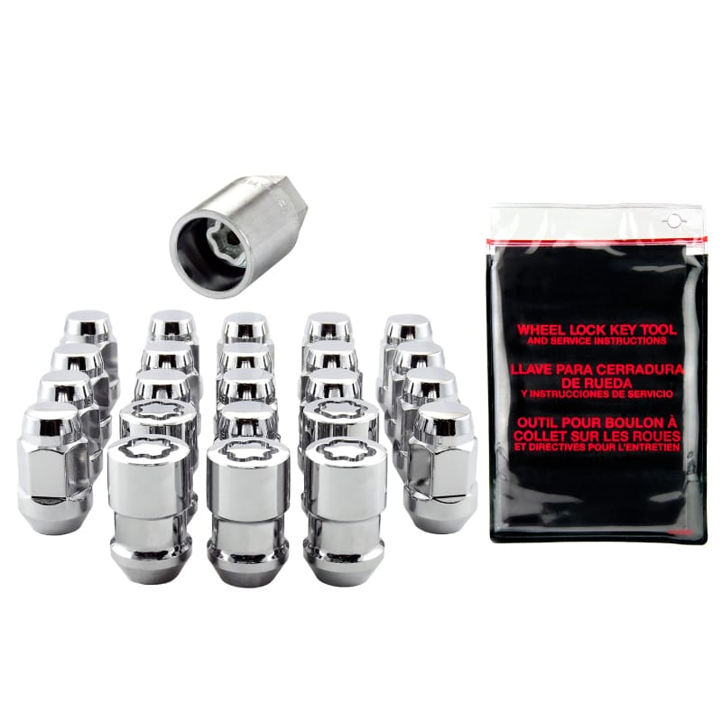 McGard — Bulge Cone Seat Exposed Style 23-Piece Wheel Installation Kit-Chrome