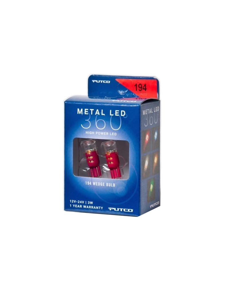 Putco — Putco 194 - Red Metal 360 LED
Bulb