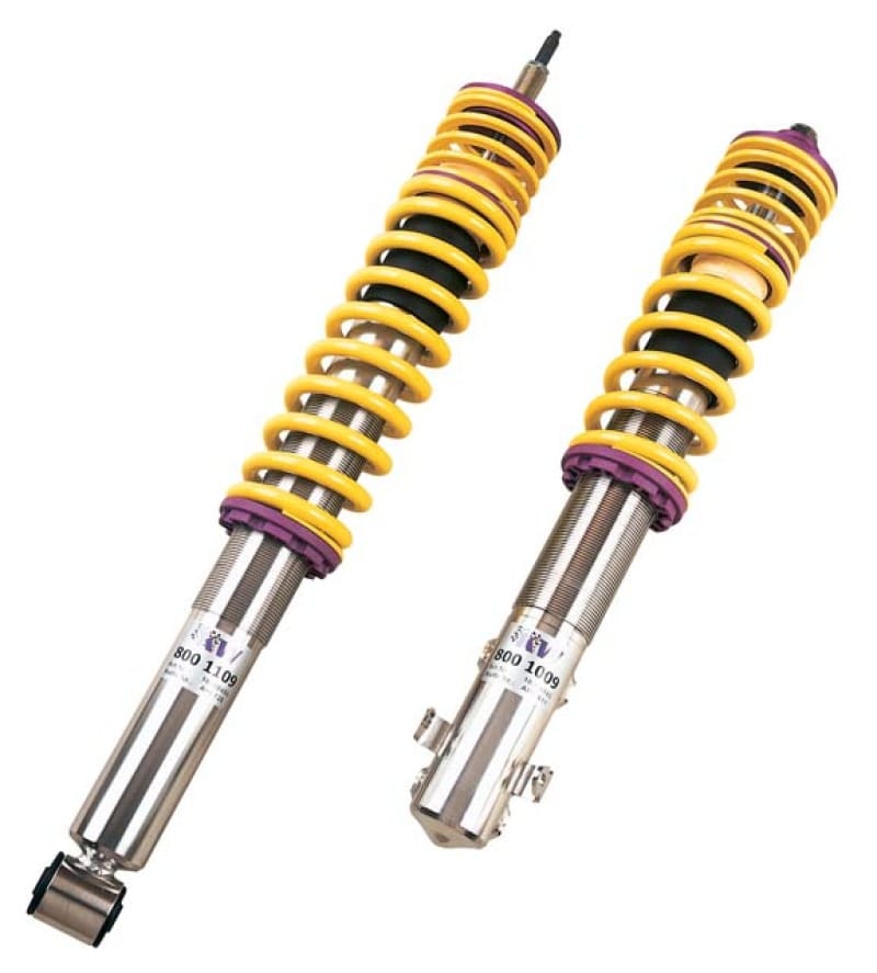 KW — Height adjustable stainless steel coilover system with pre-configured damping
KW COILOVER KIT V1 - 10280003