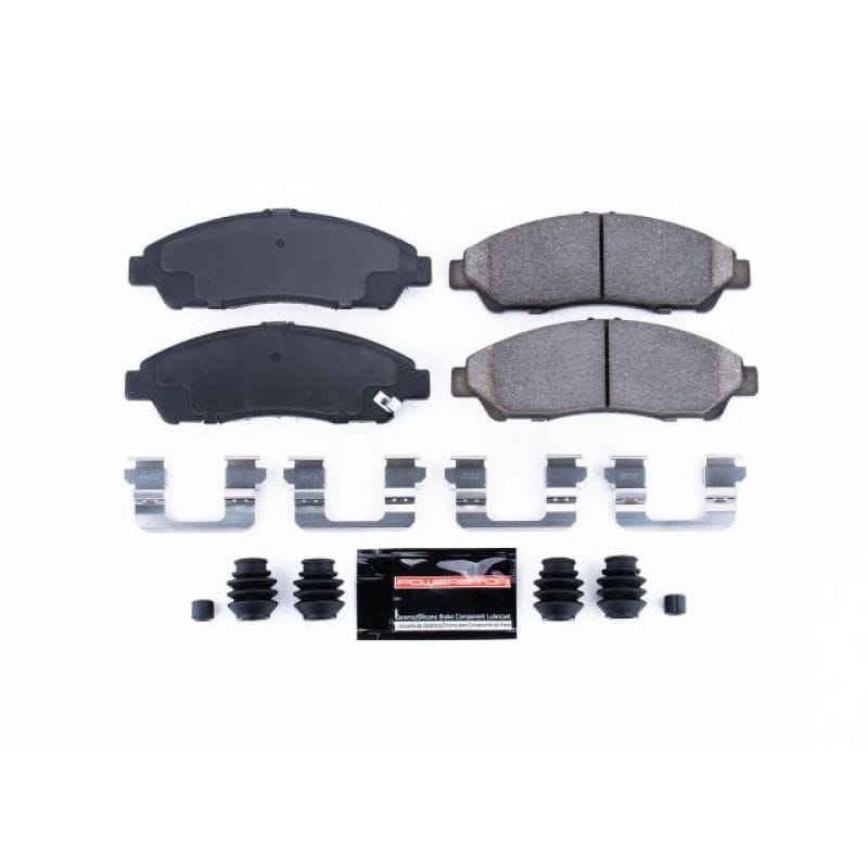 PowerStop — PowerStop - Z23 Daily Driver Carbon-Fiber Ceramic Brake Pads with Hardware Kit