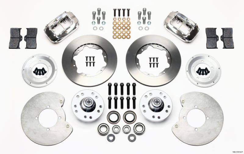 Wilwood — KIT,FRONT,EARLY FORD,37-48,FDLI,11.00 W/DUST PLATE,POLISH