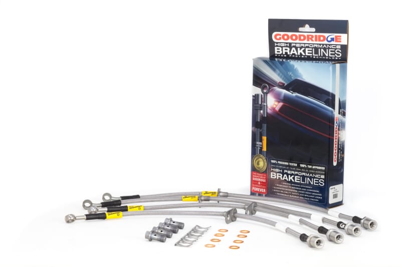 Goodridge — G-STOP SS Braided Brake Line Kit