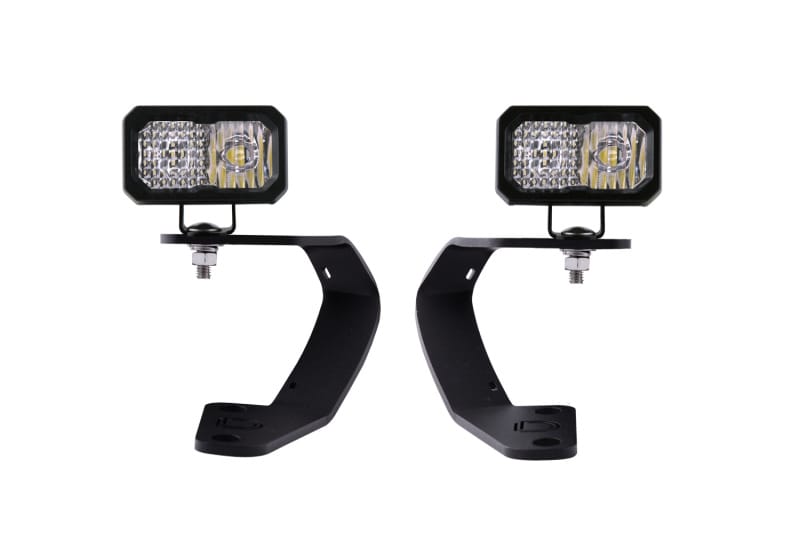 Diode Dynamics — Allows you to mount two Stage Series 2in LED Pods above the hood.
Allows you to mount two C2 2.0in LED Pods above the hood.