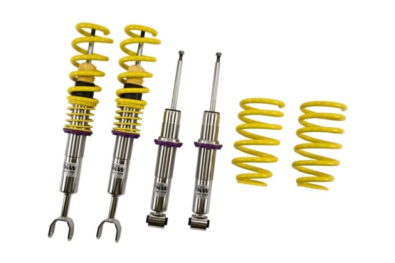 KW — Height adjustable stainless steel coilover system with pre-configured damping
KW COILOVER KIT V1 - 10280017