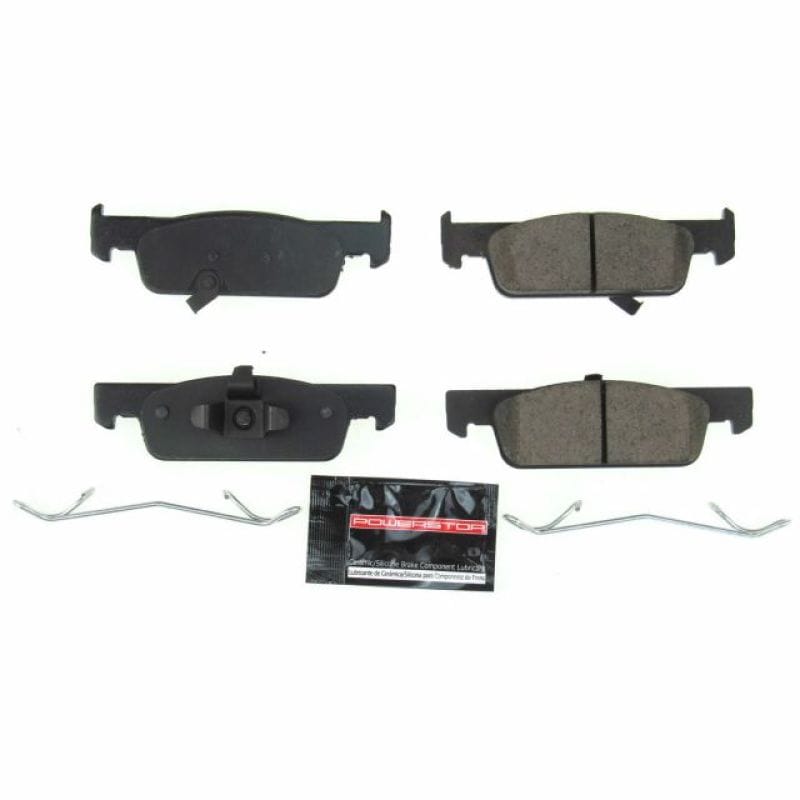 PowerStop — PowerStop - Z23 Daily Driver Carbon-Fiber Ceramic Brake Pads with Hardware Kit