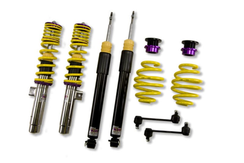 KW — Height adjustable stainless steel coilovers with adjustable rebound damping
KW COILOVER KIT V2 - 15220022