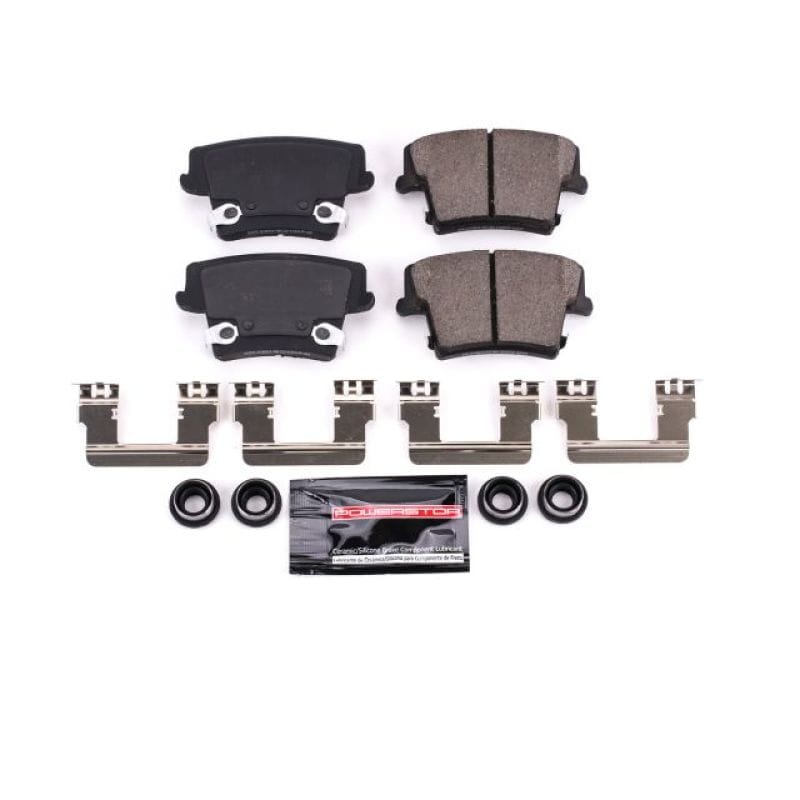 PowerStop — PowerStop - Z23 Daily Driver Carbon-Fiber Ceramic Brake Pads with Hardware Kit