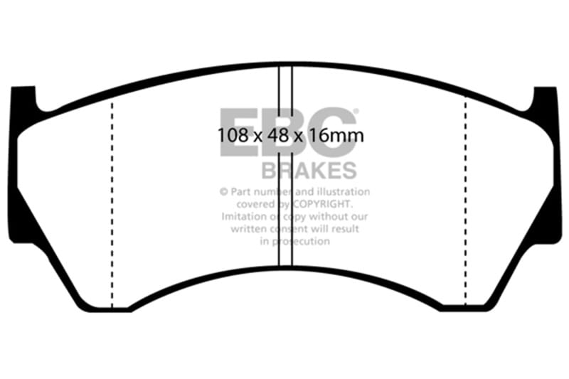 EBC — Greenstuff 2000 Series Sport Brake Pads