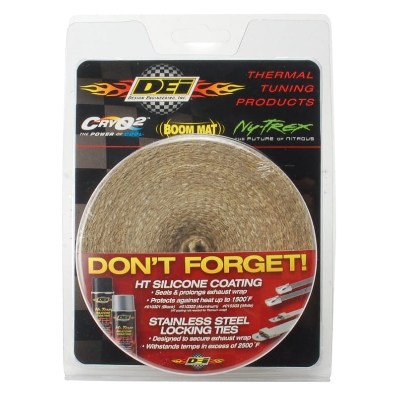DEI — Exhaust Wrap Glass Fiber Tan 2in x 25ft
Exhaust Wrap