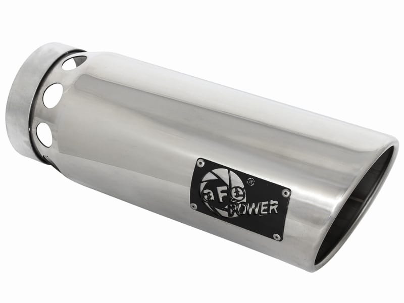 aFe — MACH Force-Xp 304 Stainless Steel Intercooled Clamp-on Exhaust Tip Polished