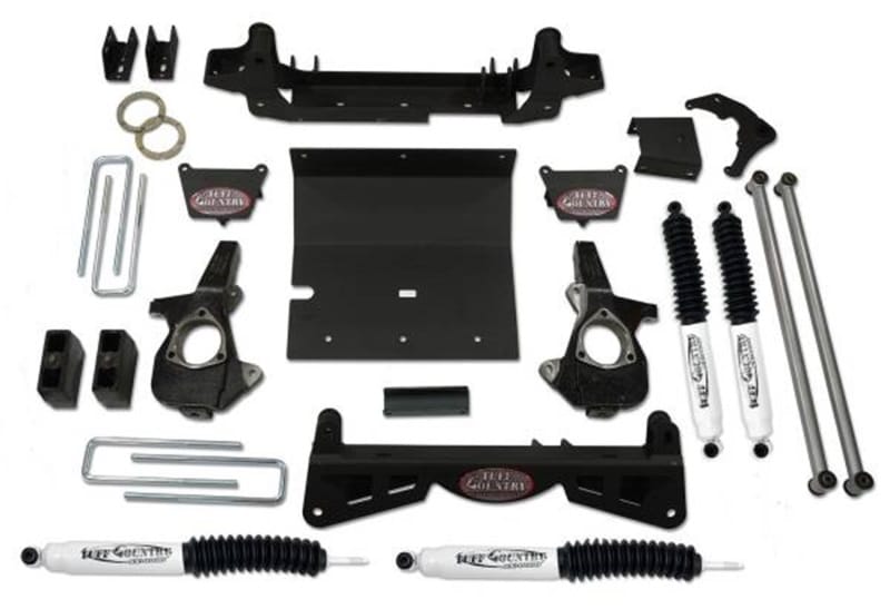 Tuff Country — 2001-2010 Chevy Silverado 2500HD 4x4-6in. Lift Kit (w/3-piece sub frame) by (SX8