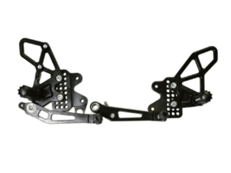 Vortex Racing — Vortex Racing 09-16 Suzuki GSX-R1000 Rear Set- Black