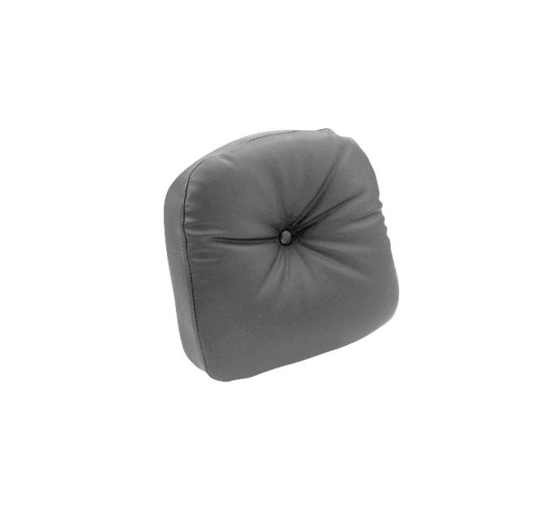 Mustang Motorcycle — Mustang Harley Medallion Style Sissy Bar Pad Pillow (9.5 inch x 9 inch) - Black