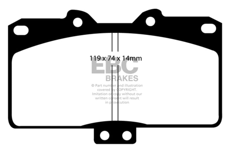 EBC — Yellowstuff Street And Track Brake Pads
