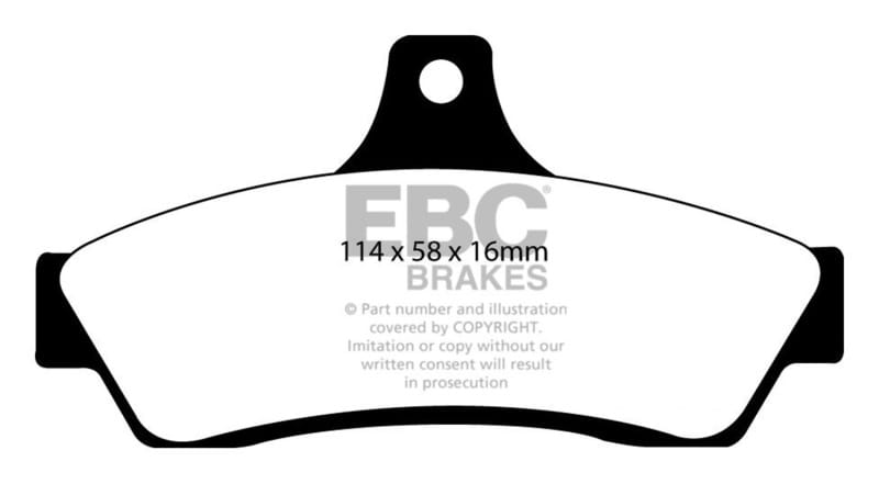 EBC — Redstuff Ceramic Low Dust Brake Pads