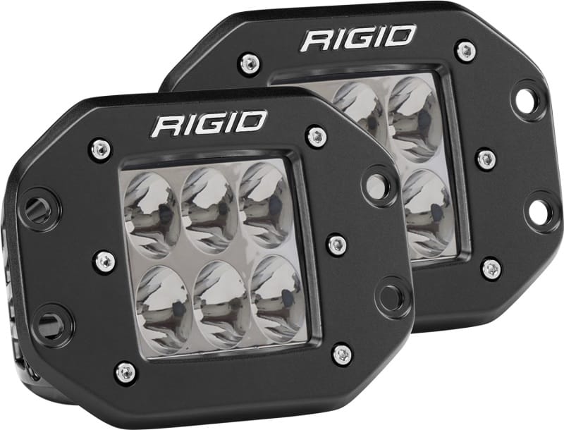 Rigid Industries — D-Series PRO LED Light, Driving Optic, Flush Mount, Black Housing, Pair
D-SERIES PRO DRIVING FM/2