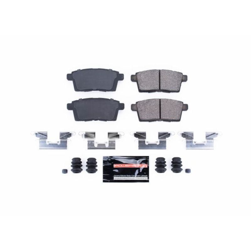 PowerStop — PowerStop - Z23 Daily Driver Carbon-Fiber Ceramic Brake Pads with Hardware Kit