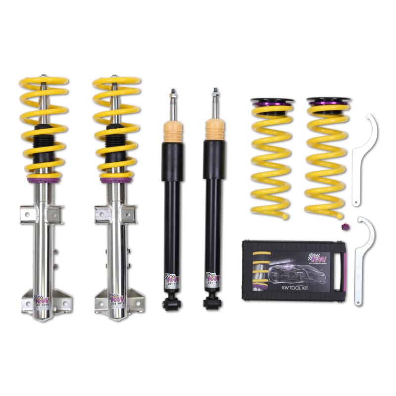 KW — Height adjustable stainless steel coilovers with adjustable rebound damping
KW V2 COMFORT KIT - 18025051
