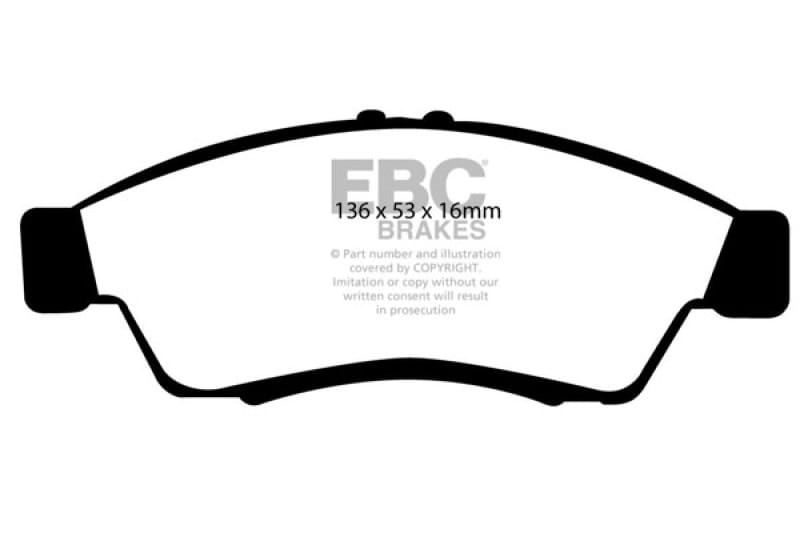 EBC — Greenstuff 2000 Series Sport Brake Pads