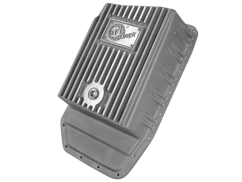 aFe — aFe POWER Street Series Transmission Pan Black w/ Machined Fins