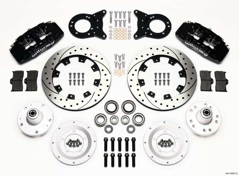 Wilwood — KIT,FRONT,MUSTANG,65-69,DP6 12.19 ROTOR,DRILLED