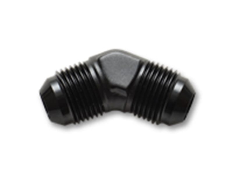 Vibrant — Flare Union 45 Degree Adapter Fitting; Size: -6AN
Flare Union 45 deg. Adapter Fitting, Size: -6AN
45 Degree Union Adapter Fitting