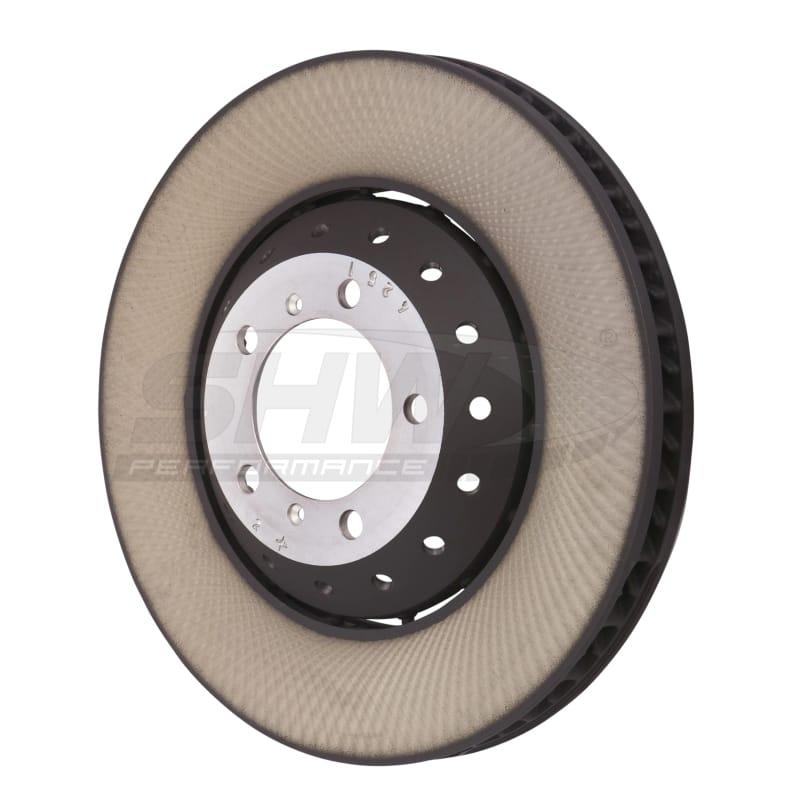 SHW Performance — SHW 19-21 Porsche Cayenne S 2.9L w/19in Wheel Frt Left Smooth LW Brake Rotor (EU Only) (9Y0615301AB)