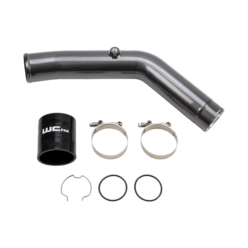 Wehrli — Wehrli 23-24 Ford 6.7L HO Power Stroke 3in Hot Side Intercooler Pipe - Bronze Chrome
HO IC Pipe 23-25 BC