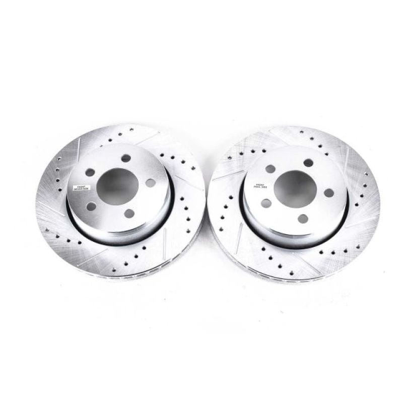 PowerStop — PowerStop Evolution Performance Drilled, Slotted & Plated Brake Rotor Pair