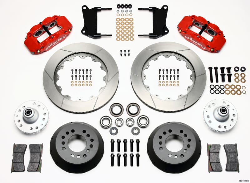 Wilwood — KIT,FRONT,CAMARO/NOVA,67-72,BIG BRAKE RADIAL MT,14.00 ROTOR,RED