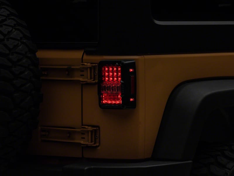Raxiom — Raxiom 07-18 Jeep Wrangler JK Axial Series Lux LED Tail Lights- Blk Housing (Clear Lens)
Lights