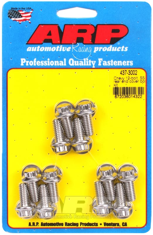 ARP — ARP Chevy 12-Bolt SS Rear End Cover Bolt Kit