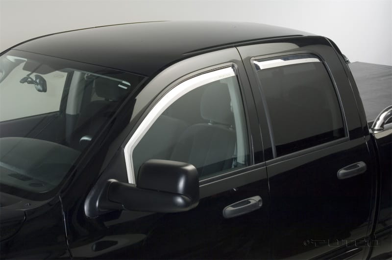 Putco — Element Chrome Window Visor Tape On