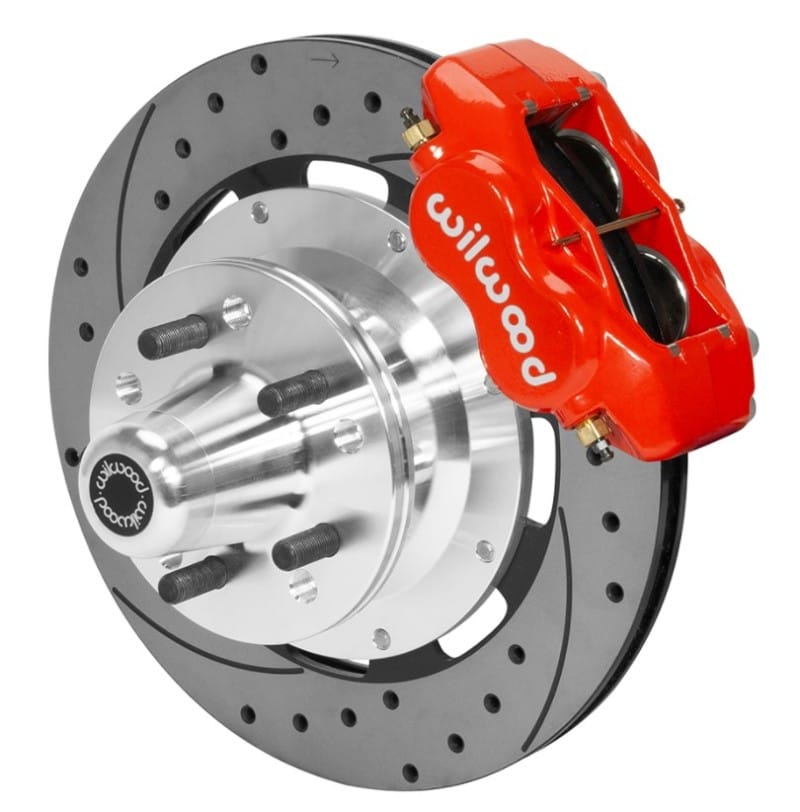 Wilwood — KIT,FRONT,CDP,A,B,E,F,J BODY 73-83,DISC FDLI,12.19 ROTOR,DRILLED,RED